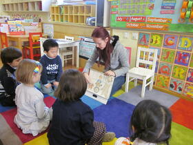 Dr Sara Platto educating children