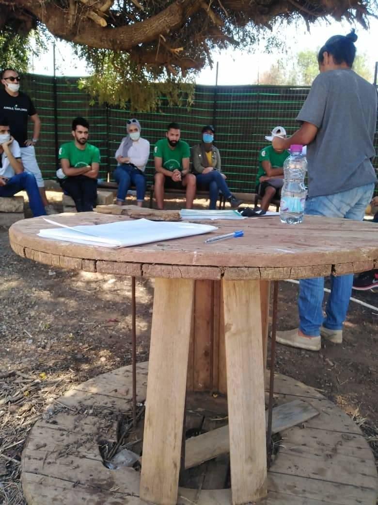 An offline GARC Education Platform (GEP) workshop teaching people in Algeria about rabies.