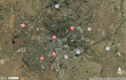 New maps generated with the Rabies Epidemiological Bulletin (REB)