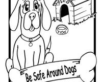 Be safe around dogs English