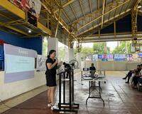 Eunice Mendoza from GARC presents on rabies education and awareness