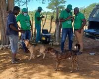 Rabies vaccination teams track vaccination with the GARC app
