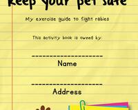 Keep your pet safe Activity Book english