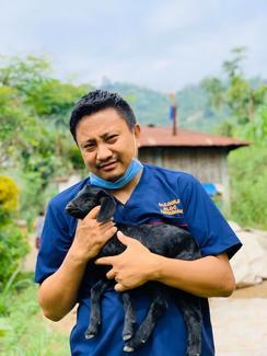 Dr. Chendu Dorji, a shortlisted nominee for the GARC World Rabies Day awards 2020.
