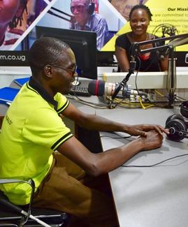 Francis Okello Oloya Radio broadcast