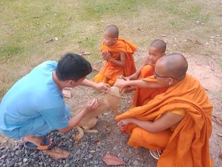 Mr Kea Neak: vaccination monks