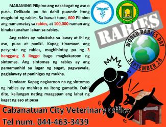 World Rabies Celebration Barangay Magsaysay Norte, Cabanatuan City, Nueva Ecija.. MOTORCADE, MASS VACCINATION & INFO DRIVE