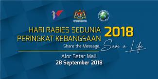 Malaysia World Rabies Day 2018 will be held on Friday, 28th September 2018.  The event will take place at Kedah State, Malaysia. Opening ceremony by Director General of Department of Veterinary Services Malaysia