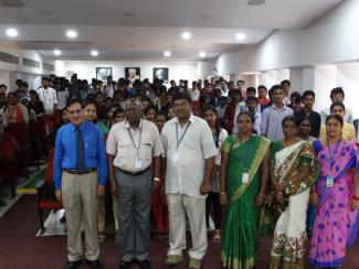 An awareness programme on Rabies and significance of World Rabies Day was organized at Sri Raghavendra High school KEB Road Bidar India on 21st Sept 2017.  About 200 students and staff of the high school and public participated.    Dr. Shiva sharanappa Yelgod President of the state chapter of Karnataka Veterinary Association, Dr. Nilekha Desai product Manager and Mr. Tuley, , the National Marketing Manager of M/S. Boehringer Ingelheim Mumbai and  Mr. Sharvan Sales manager at Hyderabad,  Dr. B.S. Patil, Dr. 
