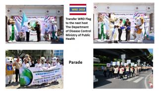 Parade, free vaccination, exhibitions etc