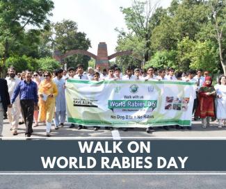 Awareness Walk on World Rabies Day 2018