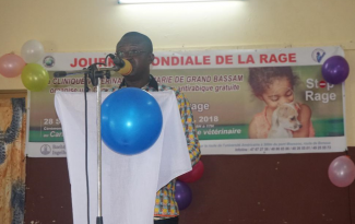 Sensibilisation de la population de Grand-Bassam sur la rage en Côte d'Ivoire