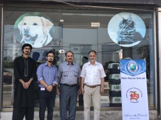 Meet the Saleem Veterinary Clinic  team and guest of honor 