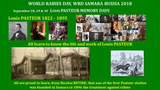 WRD SAMARA 2018 -	September 28, 29 & 30, LOUIS PASTEUR MEMORY DAYS 