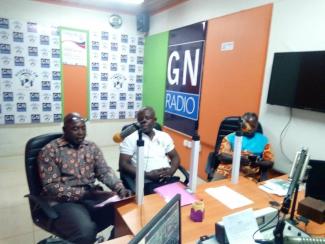 Radio discussion on Rabies at Radio Wa,Ghana.