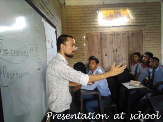 Presentation at School.