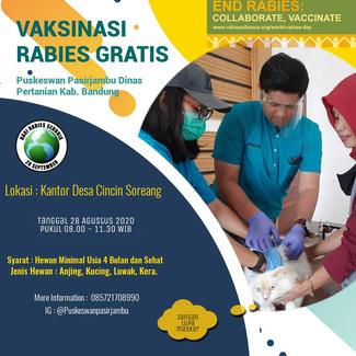 Vaksinasi Rabies Gratis Puskeswan Pasirjambu