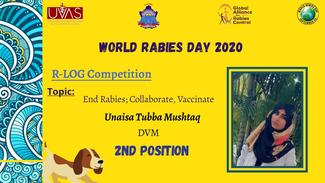 R-LOG Competition 2nd Position Unaisa Tubba