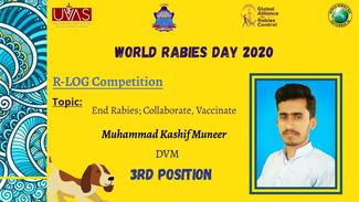 R-LOG Competition 3rd Position M. Kashif Muneer