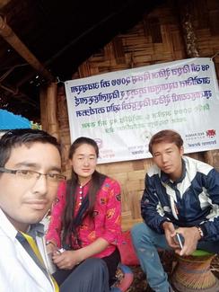 Kudos to the small yet efficient campaign team from Panchthar. 