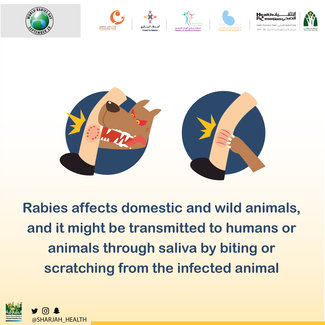 Rabies affects domestic and wild animals, and it might be transmitted to humans or animals through saliva by biting or scratching from the infected animal 