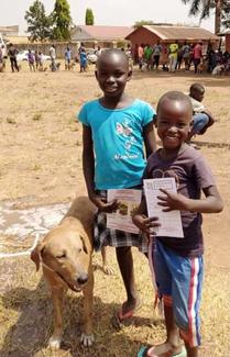 Satisfied customers from a vaccination clinic!