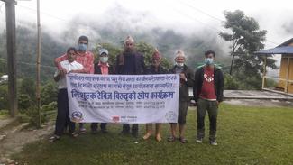 Team of free vaccination campaign in Taplejung district