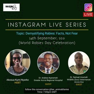 A talk show on some of the myths about rabies and how Vets and medics can work together to eliminate rabies in the society. 