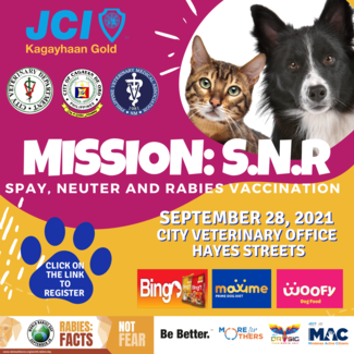JCI Kagayhaan Gold x CdeO City Veterinary Office Mission: S.N.R. (spay. neuter. rabies vaccination)