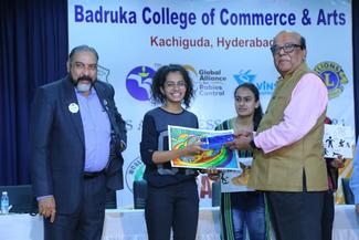 Token of Appreciation to Students for Drawing competition 