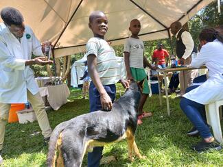 Children actively involved in vaccination