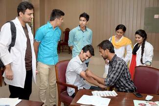 Human Vaccination and Awareness session at Lahore
