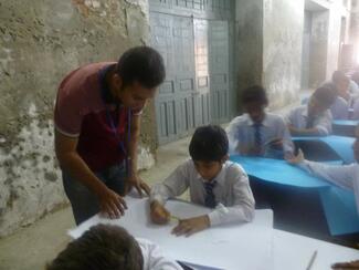 Drawing competition and Awareness session at Muslim Government high School Lahore 