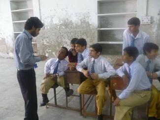 Drawing competition and Awareness session at Muslim Government high School Lahore