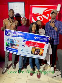 AVMS members at Love fm Abuja Nigeria