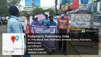 Rally by medical students in Puducherry