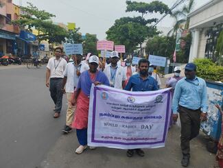 Rally by medical students in Puducherry