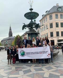 The entire Bavarian Nordic medical team has gathered in Copenhagen today on #worldrabiesday.