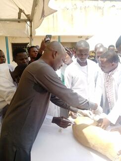 Flagging-off Vaccination by NVMA Chairman Taraba State