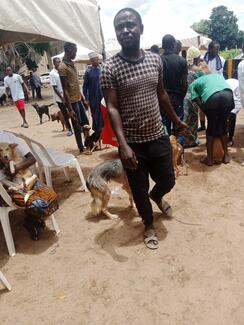 Dog owners who benefitted from the free vaccination exercise