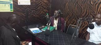 Radio talkshow at Rock Mambo FM in Tororo district