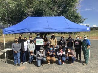 Dine College STEM students 2022