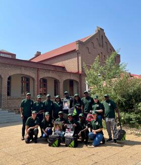 Group Photo of the Rabies in front of Windhoek Central Veterinary Laboratory