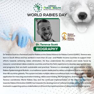 World Rabies Day Webinar Speaker Poster