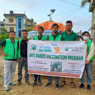 Our team for the Vaccination program