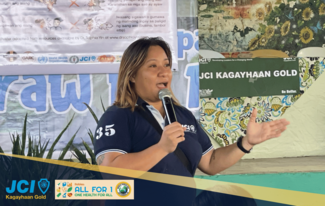 JCI Kagayhaan Gold President Thea Alolor highlighted the importance of awareness on rabies and prevention of possible dog bites.