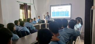 School Awareness about rabies at Bishwaprakash Secondary School, Mangalpur, Chitwan