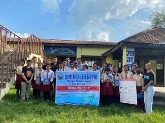 Rabies awareness program at Rampur Secondary School