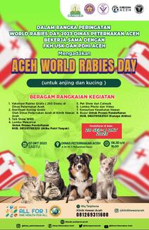 Aceh's World Rabies day (the event leaflat)