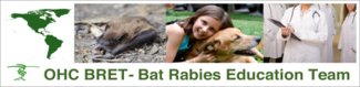 One Health Commission Bat Rabies Education Team banner